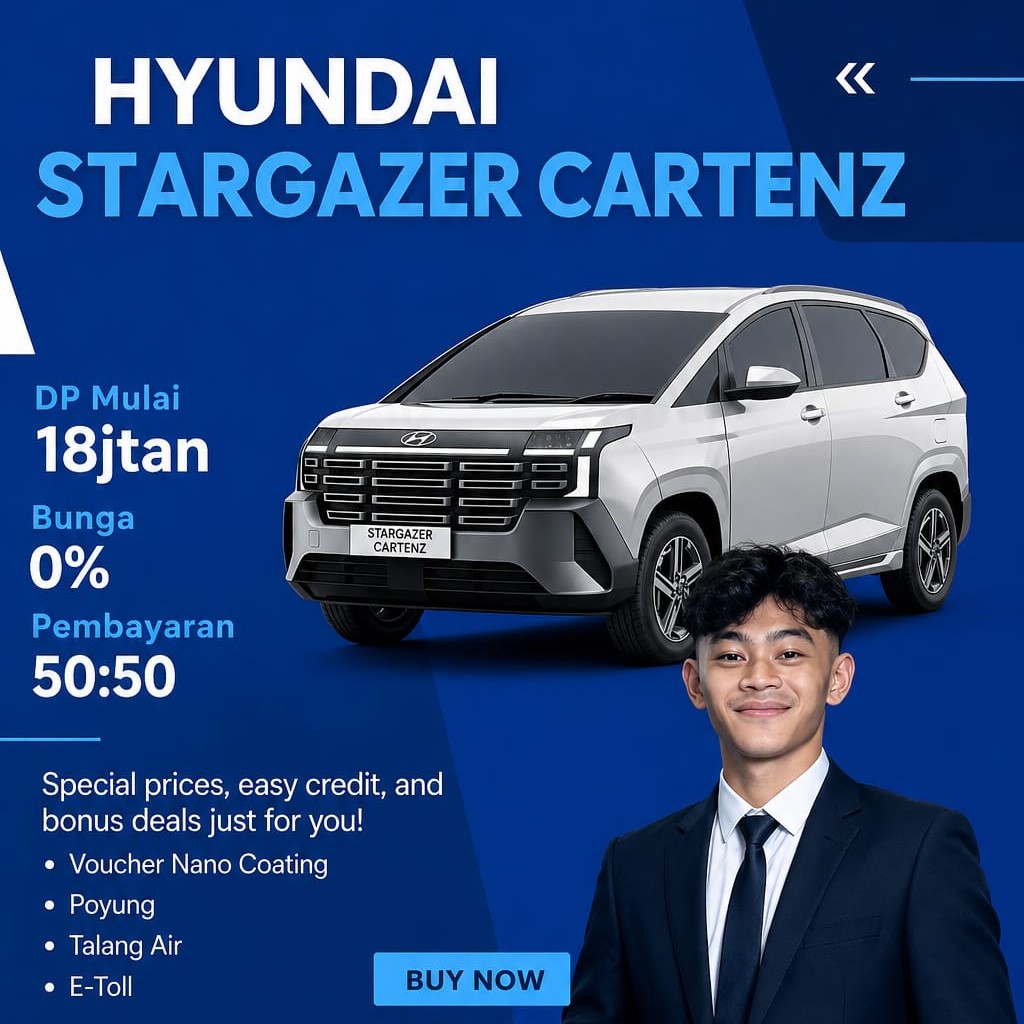 dealer hyundai depok - harga stargazer cartenz - kredit stargazer cartenz