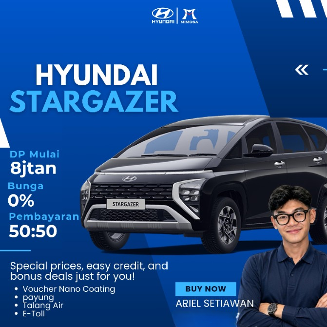 dealer hyundai depok - harga stargazer - kredit stargazer